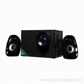 2.1-channel System Speakers with 60Hz to 20kHz Frequency Response